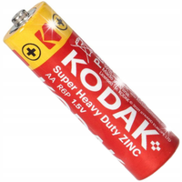 BATERIA AA LR6 R6 KODAK ZINC SUPER HEAVY DUTY PALUSZKI 1,5V 1050mAh