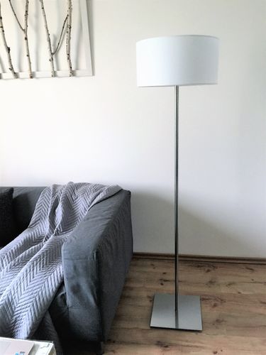 Lampa stojąca SOFIA abażur walec 9 kolorów na Arena.pl