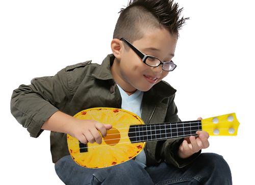 Owocowa Gitara Ukulele Dla Dzieci Gitarka Ananas 6153 na Arena.pl