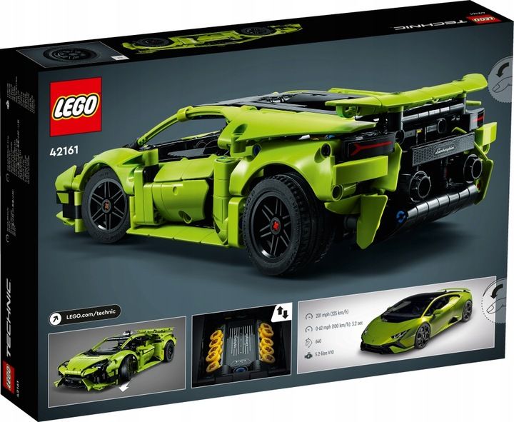 LEGO TECHNIC 42161 Lamborghini Huracán Tecnica zdjęcie 2