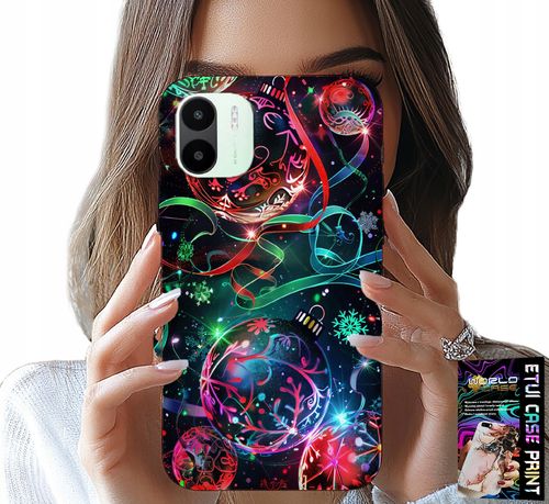ETUI DO XIAOMI REDMI A1 - ŚWIĄTECZNE BOMBKI, CHOINKA, CASE + FOLIA na Arena.pl