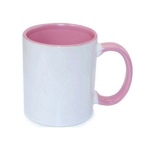 Kubek FUNNY Różowy JS Coating 330 ml do Sublimacji zdjęcie 1