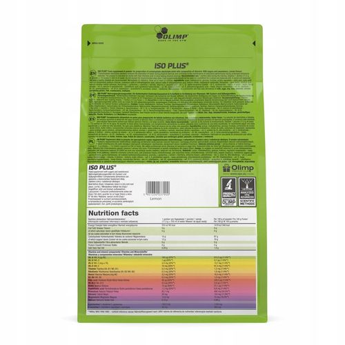 ISO PLUS OLIMP 1505G IZOTONIK ELEKTROLITY WITAMINY IZO PLUS - cola na Arena.pl