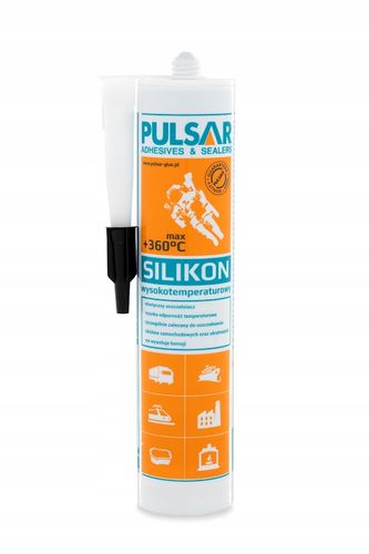 SILIKON CZARNY WYSOKOTEMPERATUROWY PULSAR +360°C 300 ml na Arena.pl