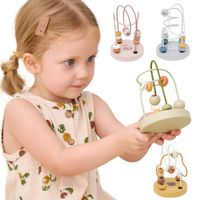 DLA NAJMŁODSZYCH  DREWNIANY PORĘCZNY LABIRYNT1SZT