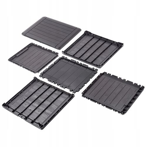 KADAX Skrzynia Ogrodowa Taras Balkonowa 140L Brąz na Arena.pl