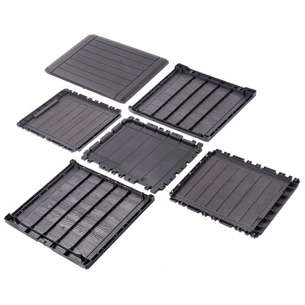 KADAX Skrzynia Ogrodowa Taras Balkonowa 140L Brąz zdjęcie 5