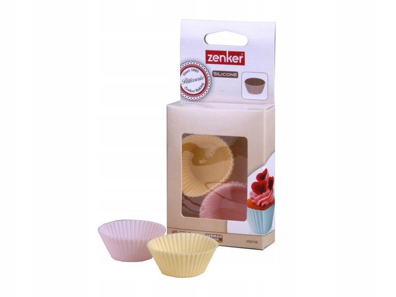 8 SILIKONOWYCH FOREMEK DO MUFFINEK CANDY ZENKER zdjęcie 1
