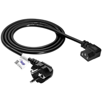 akyga przewód zasilający atx itx ak-pc-02c 3 pin iec c13 cee 7/7