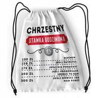 Plecak Dla Chrzestnego Szkolny Worek Torba Z Nadrukiem Ze Zdjęciem