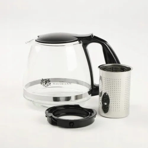 DZBANEK SZKLANY Z STALOWYM ZAPARZACZEM ZAPARZACZ DO HERBATY ZIÓŁ 750 ML na Arena.pl