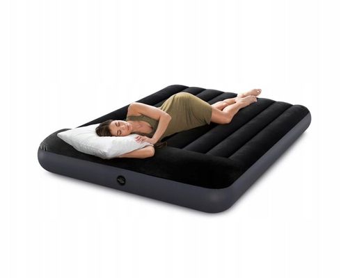 Materac Dmuchany Dwuosobowy Welurowy Łóżko Intex z Pompką MODEL 2024 na Arena.pl