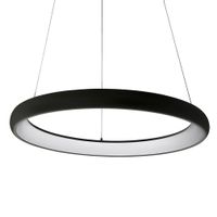 Wisząca lampa salonowa Alessia LED 40W 4000K ring nad stół czarny