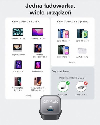 Ładowarka Anker 511 Nano 3 30W na Arena.pl
