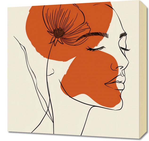 Obraz 50x50cm Ciepło Kwiatu zdjęcie 1