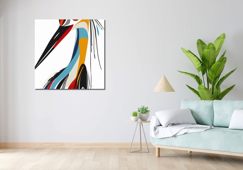 Obraz 90x90cm Portret zdjęcie 2