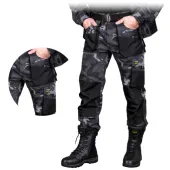 Spodnie robocze męskie WOJSKOWE TAKTYCZNE moro