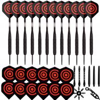 Matepro DUŻY PROFESJONALNY ZESTAW 12 RZUTKI LOTKI DO GRY W DARTA SIZALOWY