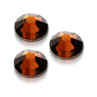 50x Swarovski Ozdoba do paznokci Cyrkonie SS5 220 Smoked Topaz