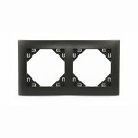 Efapel Aquarella ramka 2-krotna czarny 90920 TPM