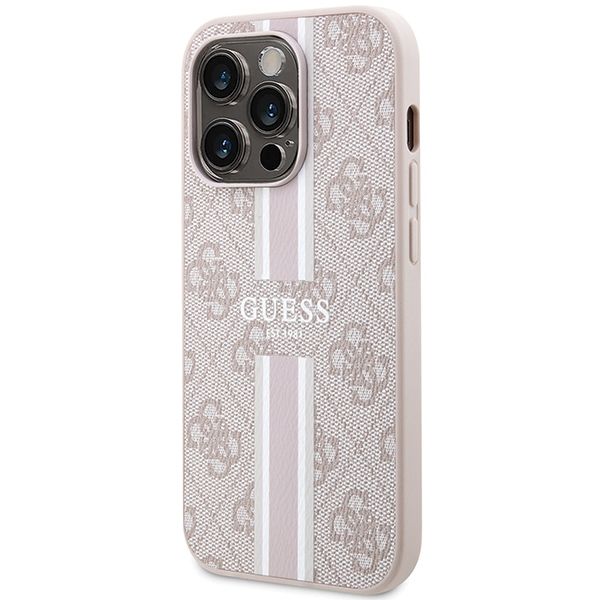 Etui Guess do iPhone 15 Pro, Różowy, MagSafe zdjęcie 2