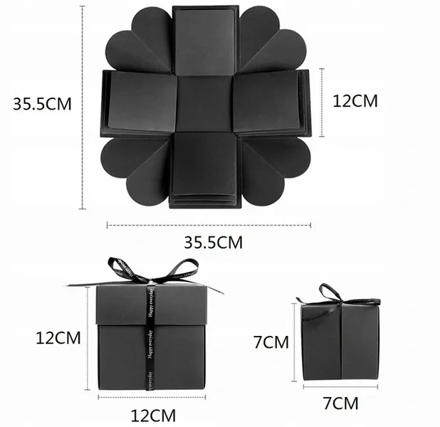 PUDEŁKO 12x12cm + ZDJĘCIA - KREATYWNY ALBUM NA PREZENT zdjęcie 4