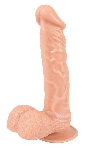 Dildo z jądrami - European Lover medium zdjęcie 4