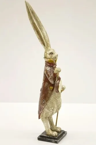 FIGURKA FIGURA - ZAJĄC KRÓLIK Z ZEGAREM model I na Arena.pl