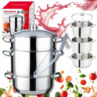 Duży Sokownik 8 Lit Klausberg Garnek Do Soku Parowy Indukcja Gaz 26cm
