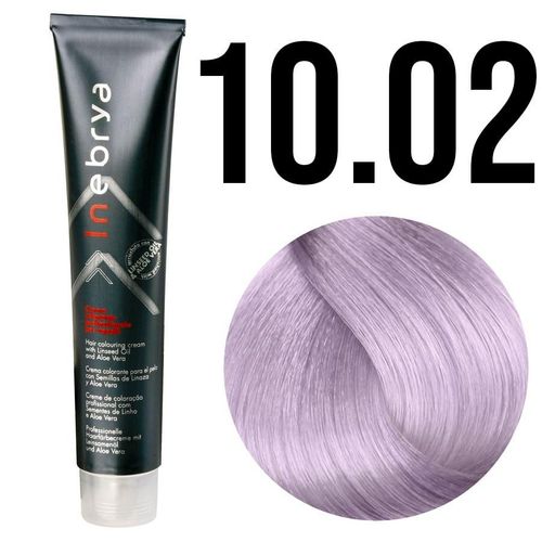 Inebrya farba do włosów, koloryzacja trwała, 100 ml 10/02 platynowy jasny blond violet pastel na Arena.pl