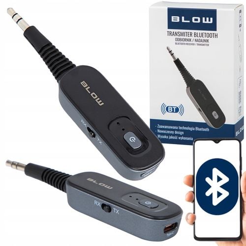 TRANSMITER ODBIORNIK NADAJNIK BLUETOOTH 2W1 AUX MINIJACK 3,5MM TX RX na Arena.pl