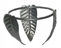 Stojak metalowy Faberge 75 mm ( srebrny )