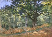 Plakat 18x13cm The Bodmer Oak, Monet Vintage do Salonu