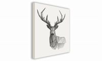 OBRAZ NA PŁÓTNIE 035 Jeleń 30x30cm