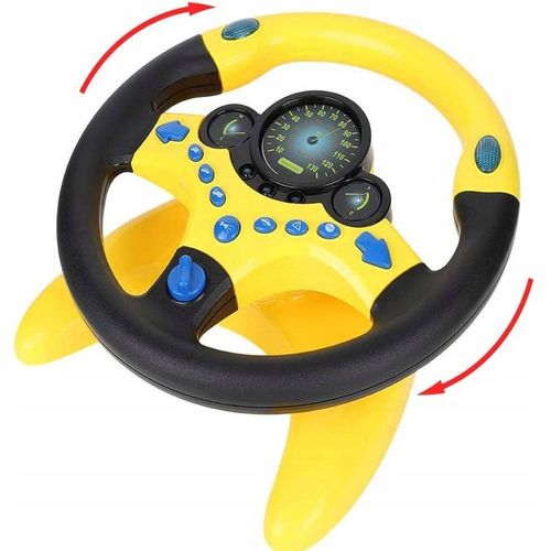 KIEROWNICA DO AUTA INTERAKTYWNA SYMULATOR JAZDY SAMOCHODEM KRĘCI SIĘ 360 na Arena.pl