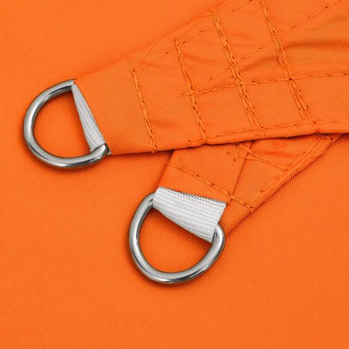 Trójkątny żagiel ogrodowy, tkanina Oxford, 5x6x6 m, pomarańcz na Arena.pl