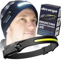 LATARKA CZOŁOWA CZOŁÓWKA LAMPA LED WODOODPORNA USB