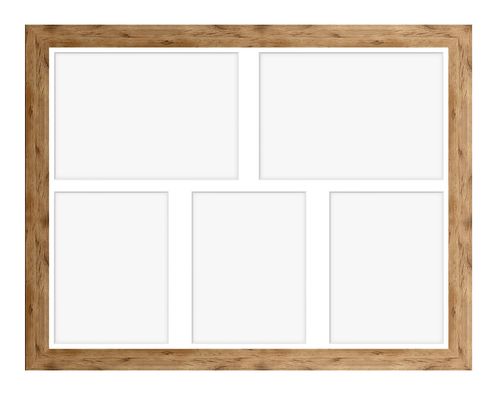 Ramka na 5 zdjęć Hekla 40x50x5 MDF galeria zdjęć naturalny 1szt. na Arena.pl