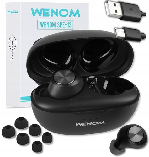 Słuchawki bezprzewodowe Bluetooth Dwa Mikrofony wodoodporne wodoodporne SPE na Arena.pl