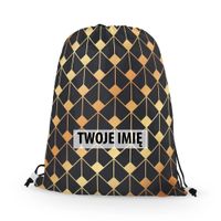 WORKO-PLECAK z Twoim imieniem Złota geometria 12 113