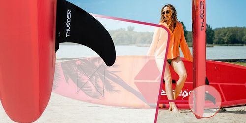 Deska SUP 320CM do pływania bezpieczna pompowana wiosło + akcesoria Thunder na Arena.pl