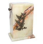 Kamienna urna pogrzebowa, personalizowana