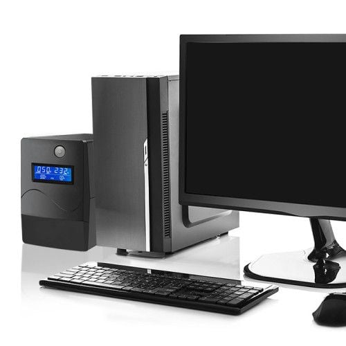 UPS Qoltec Monolith (650VA/360W, 2xSchuko, USB, LCD, AVR) na Arena.pl