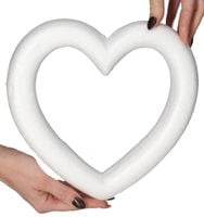 SERCE STYROPIANOWE 25 CM SERCA STYROPIANOWE