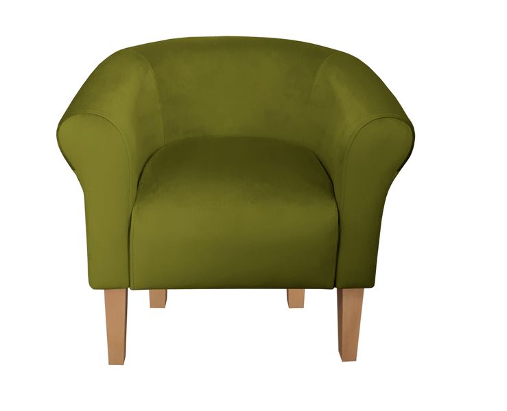 Fotel Milo nogi 20cm buk zielona oliwka BL75 zdjęcie 2