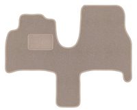 Dywanik kierowcy welurowy beżowy Lancia Phedra 2002-2010 7 os.