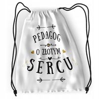 Plecak Sportowy Szkolny Pedagoga Worek Torba Z Nadrukiem Ze Zdjęciem