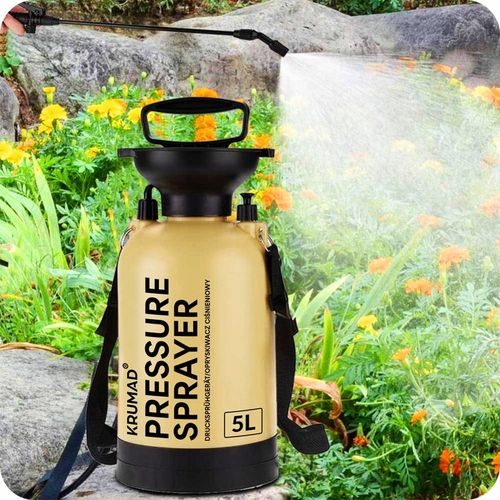 OPRYSKIWACZ RĘCZNY CIŚNIENIOWY OGRODOWY LANCA Z WĘŻEM 171 CM REGULACJA 5L na Arena.pl