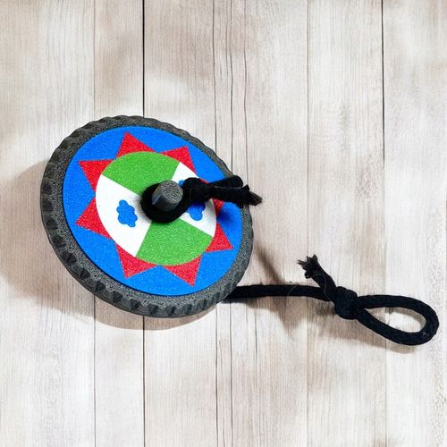 Wirujący BĄCZEK gra Squid Game Paeng gadżet 3D Kajawis SPINNER Paeng-y na Arena.pl