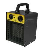 Nagrzewnica elektryczna PTC 2,0kW, kwadratowa, czarna DEDRA DED9930C1 ceramiczny element grzejny